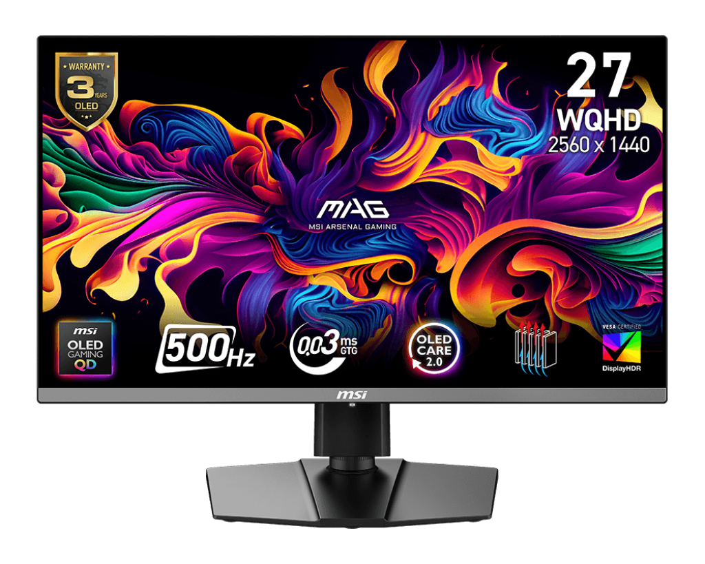 Pack de 2 Écrans Gamer | MAG 272QP QD-OLED X50 - Boutique en ligne officielle de MSI France