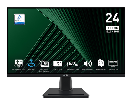 Écran PC bureautique | PRO MP245G - Boutique en ligne officielle de MSI France