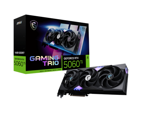 GeForce RTX 5060 Ti 16G GAMING TRIO OC - Boutique en ligne officielle de MSI France