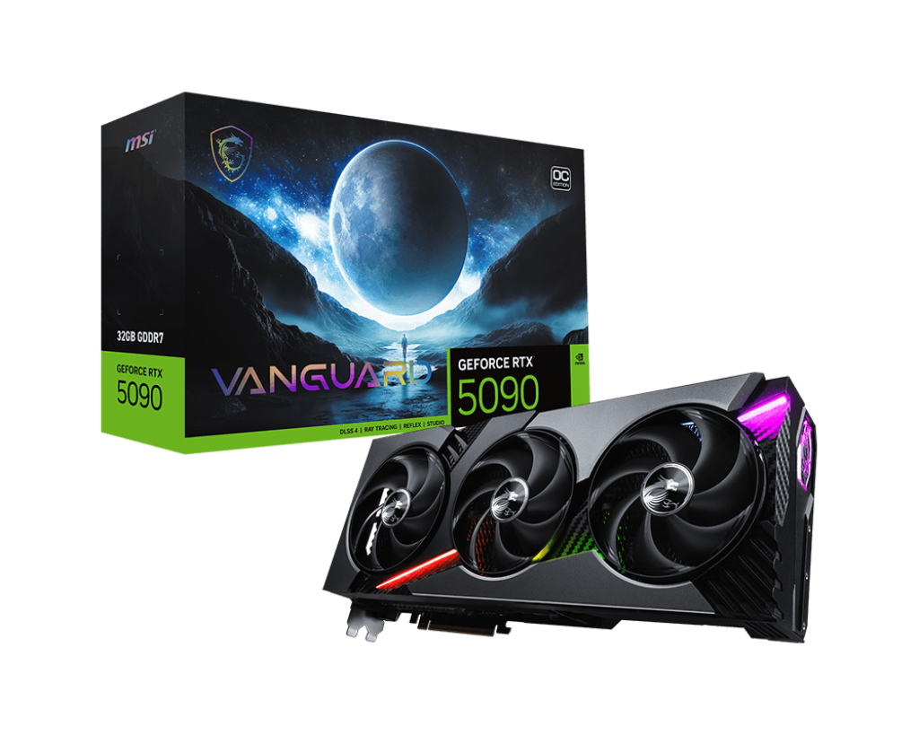 GeForce RTX 5090 32G VANGUARD OC - Boutique en ligne officielle de MSI France