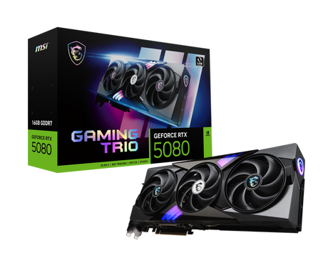 GeForce RTX 5080 16G GAMING TRIO - Boutique en ligne officielle de MSI France
