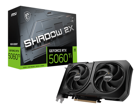 MSI GeForce RTX 5060 Ti 8G SHADOW 2X PLUS - Boutique en ligne officielle de MSI France