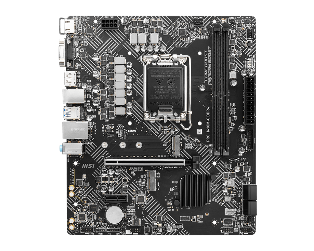 PRO H610M-G DDR4 - Boutique en ligne officielle de MSI France