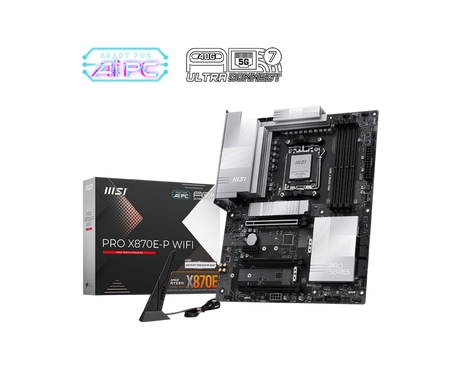 MSI PRO X870E-P WIFI | Carte mère AMD X870E pour station de travail pro