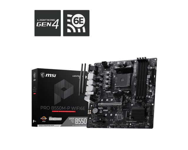 PRO B550M-P WIFI6E - Boutique en ligne officielle de MSI France