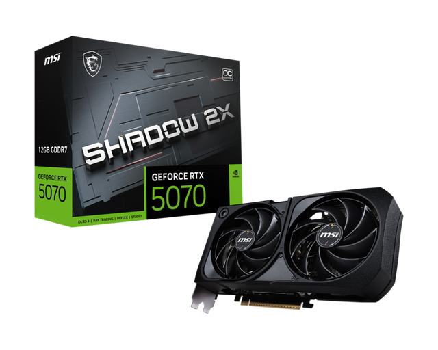GeForce RTX 5070 12G SHADOW 2X OC - Boutique en ligne officielle de MSI France