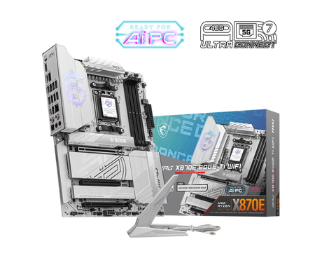MSI MPG X870E EDGE TI WIFI Motherboard | AM5 | 5G LAN | USB4