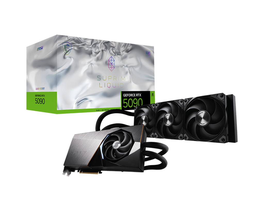 GeForce RTX 5090 32G SUPRIM LIQUID SOC - Boutique en ligne officielle de MSI France