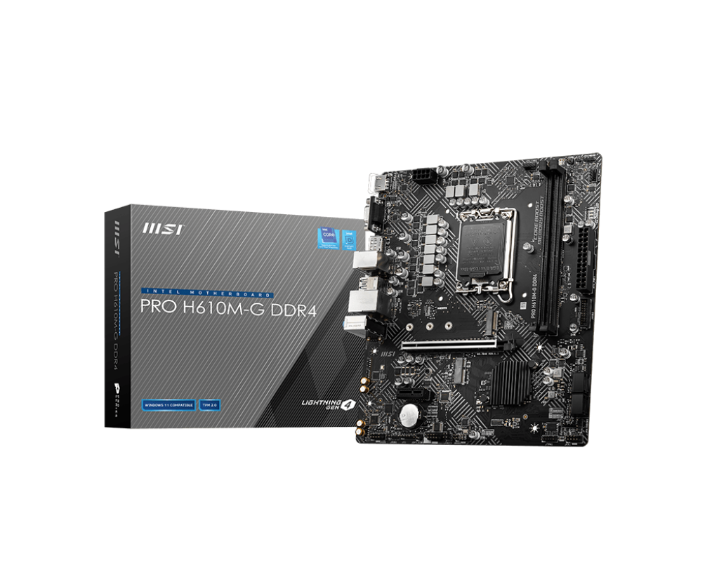 PRO H610M-G DDR4 - Boutique en ligne officielle de MSI France