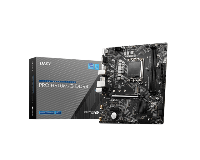 PRO H610M-G DDR4 - Boutique en ligne officielle de MSI France