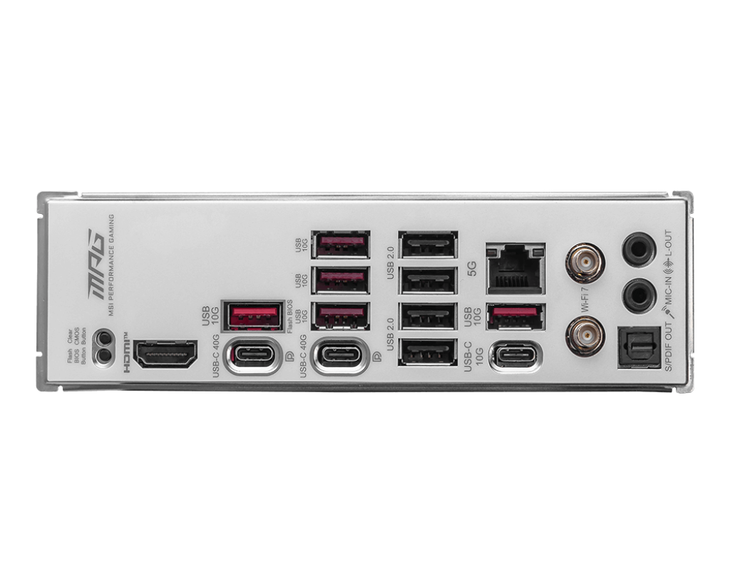 MSI MPG X870E EDGE TI WIFI Motherboard | AM5 | 5G LAN | USB4