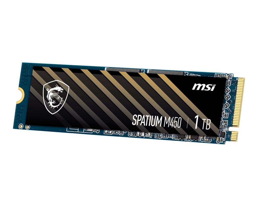 SSD | SPATIUM M450 PCIe 4.0 NVMe M.2 1TB V1 - Boutique en ligne officielle de MSI France