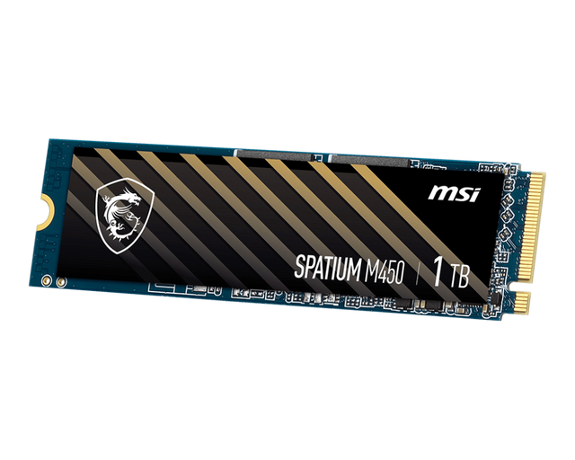 SSD | SPATIUM M450 PCIe 4.0 NVMe M.2 1TB V1 - Boutique en ligne officielle de MSI France