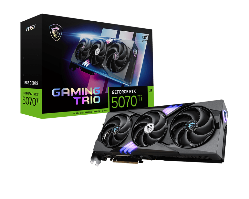MSI GeForce RTX 5070 Ti 16G GAMING TRIO OC - Boutique en ligne officielle de MSI France