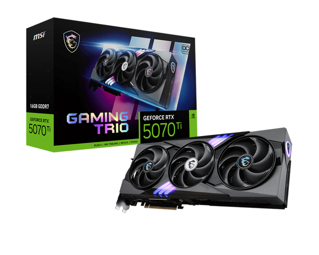 MSI GeForce RTX 5070 Ti 16G GAMING TRIO OC - Boutique en ligne officielle de MSI France