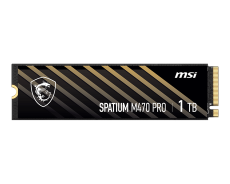 SSD | SPATIUM M470 PRO PCIe 4.0 NVMe M.2 1TB - Boutique en ligne officielle de MSI France