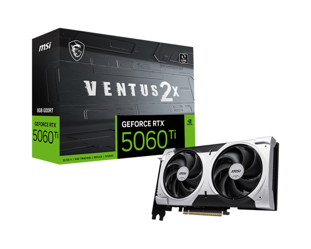 GeForce RTX 5060 Ti 8G VENTUS 2X PLUS - Boutique en ligne officielle de MSI France