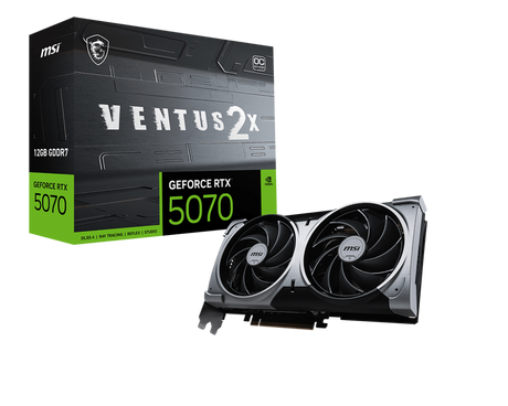 GeForce RTX 5070 12G VENTUS 2X OC - Boutique en ligne officielle de MSI France