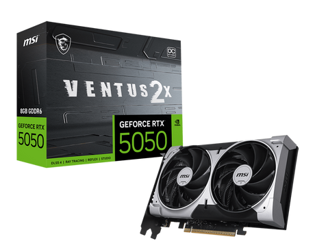 MSI GeForce RTX 5050 8G VENTUS 2X OC - Boutique en ligne officielle de MSI France