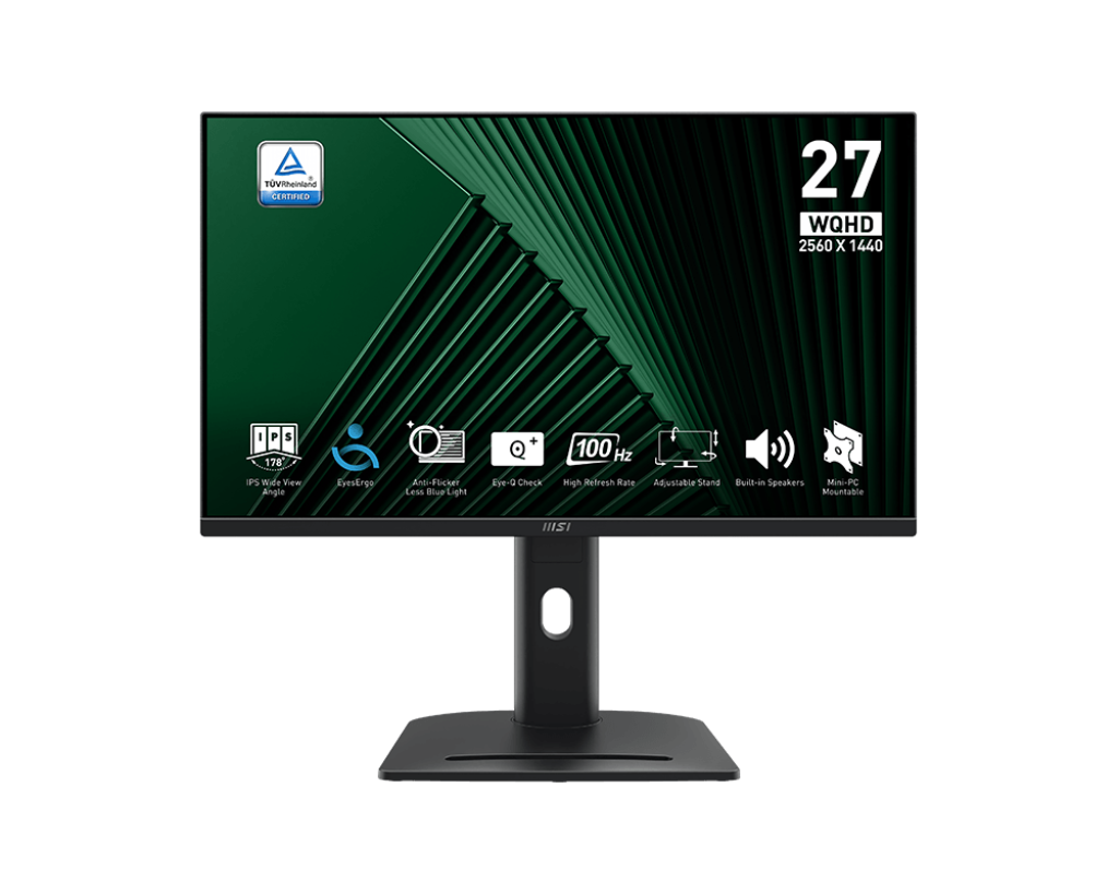 Écran PC bureautique | PRO MP275QPG - Boutique en ligne officielle de MSI France