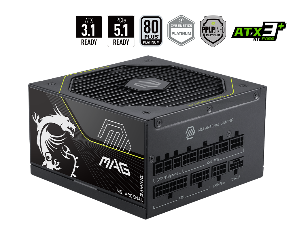 MSI MAG A1200PLS PCIE5 - Boutique en ligne officielle de MSI France