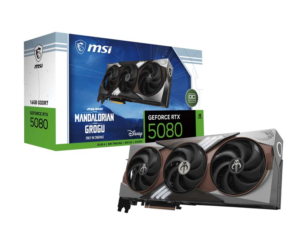 MSI GeForce RTX 5080 16G The Mandalorian and Grogu Edition OC - Boutique en ligne officielle de MSI France