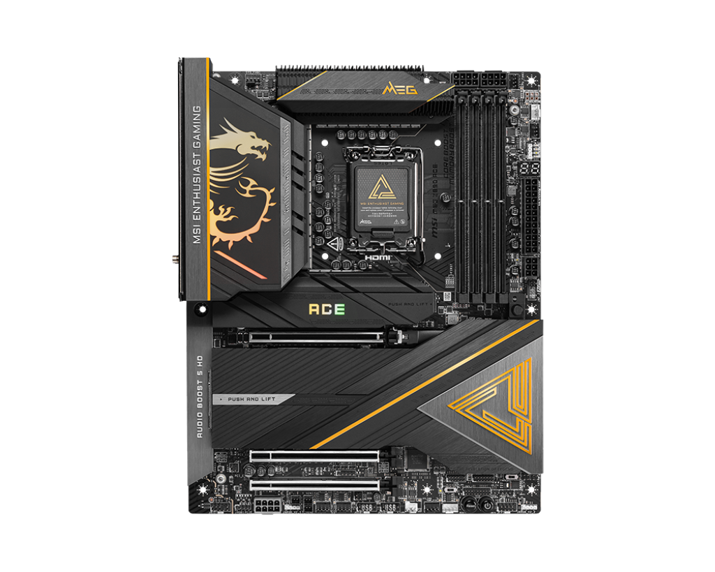 MEG Z890 ACE - Intel Z890 - Socket LGA1851 - ATX - Wi-Fi 7 - Compatible processeurs Intel Core Ultra - Support DDR5 - Boutique en ligne officielle de MSI France
