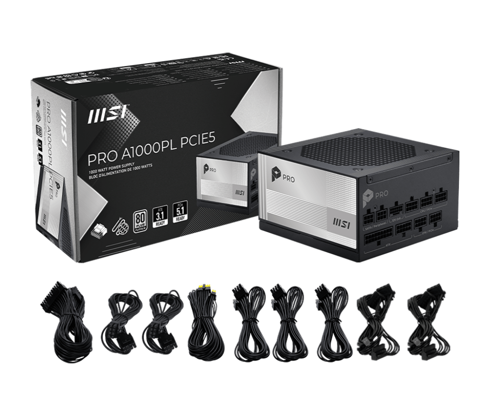 MSI PRO A1000PL PCIE5 - Boutique en ligne officielle de MSI France