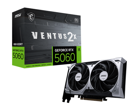 GeForce RTX 5060 8G VENTUS 2X OC - Boutique en ligne officielle de MSI France