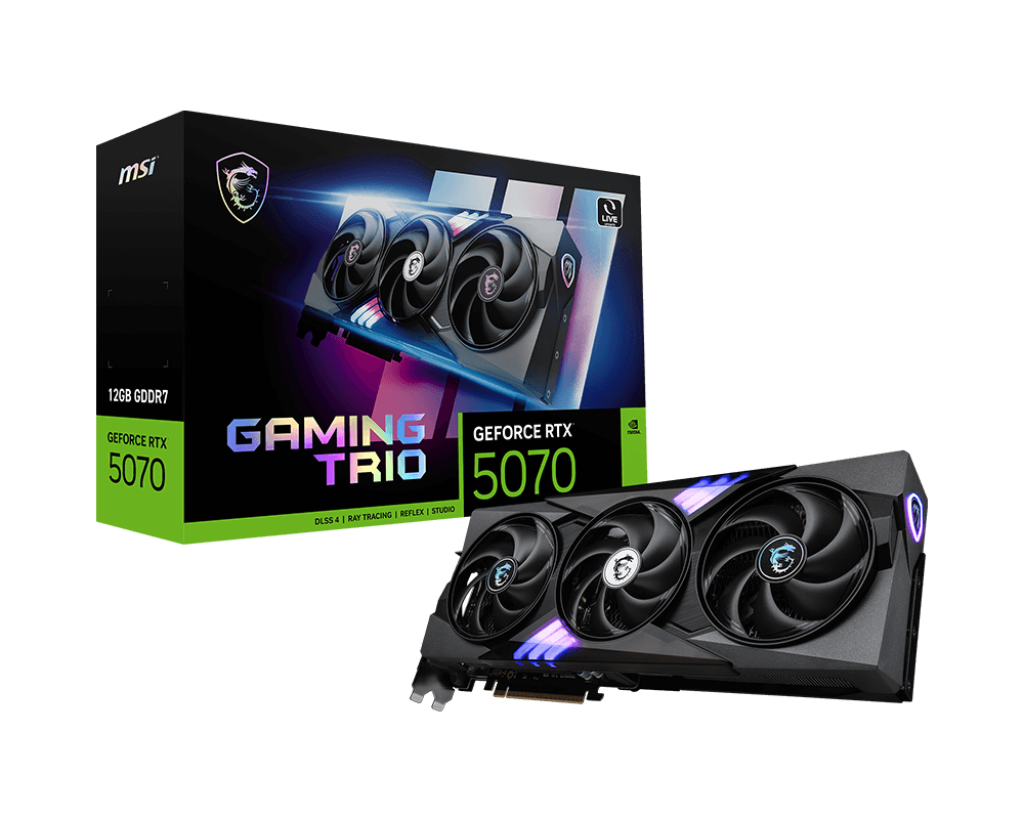 MSI GeForce RTX 5070 12G GAMING TRIO - Boutique en ligne officielle de MSI France