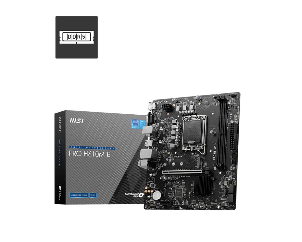 PRO H610M-E - Boutique en ligne officielle de MSI France