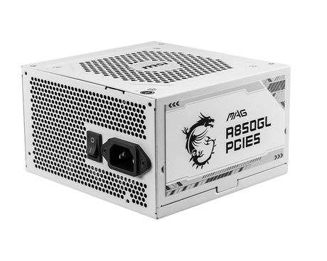 MAG A850GL PCIE5 WHITE - ATX 850W - 80+ GOLD FM - Boutique en ligne officielle de MSI France