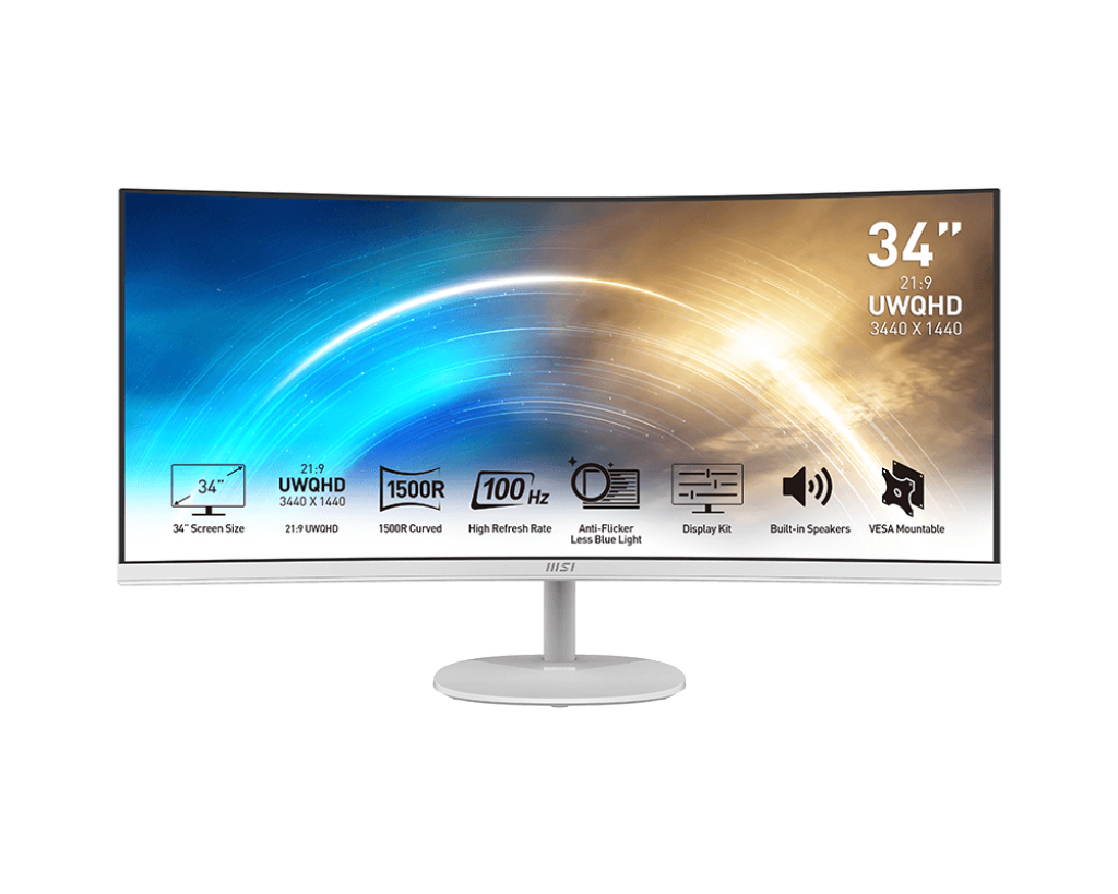Écran PC bureautique | PRO MP341CQW - Boutique en ligne officielle de MSI France