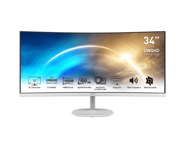 Écran PC bureautique | PRO MP341CQW - Boutique en ligne officielle de MSI France