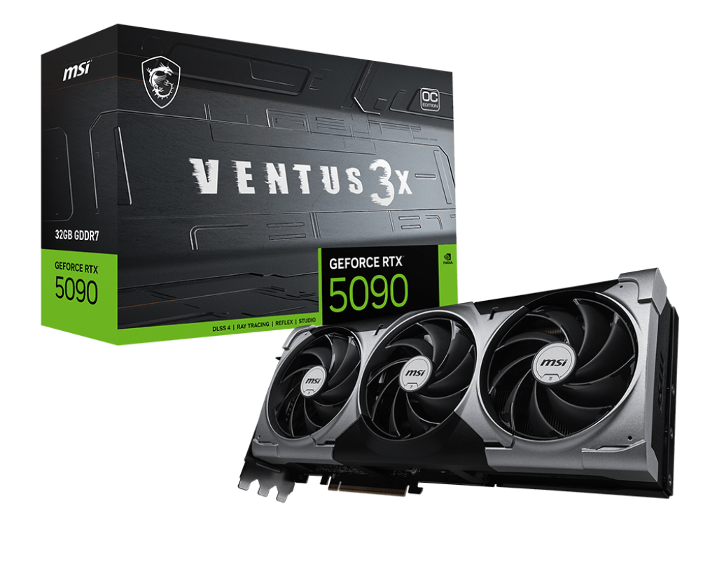 GeForce RTX 5090 32G VENTUS 3X OC - Boutique en ligne officielle de MSI France