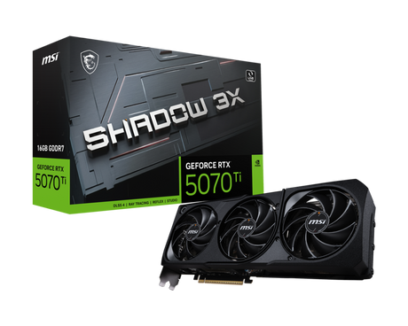 GeForce RTX 5070 Ti 16G SHADOW 3X - Boutique en ligne officielle de MSI France