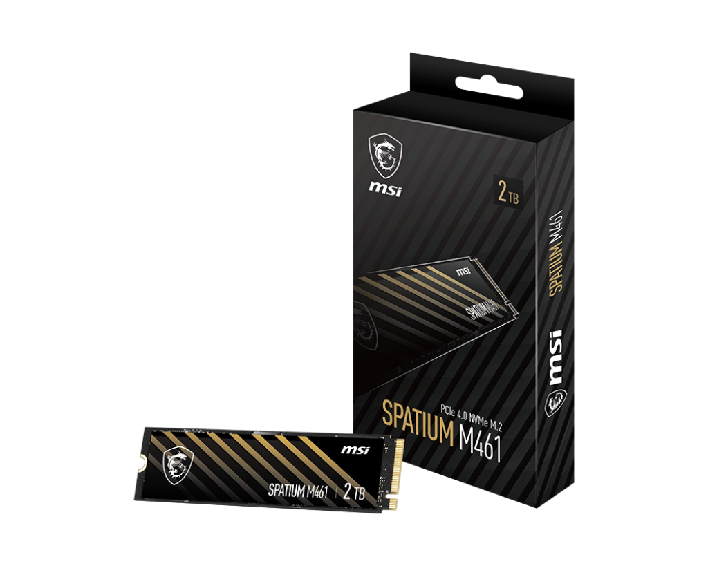 SSD | SPATIUM M461 PCIe 4.0 NVMe M.2 2TB - Boutique en ligne officielle de MSI France