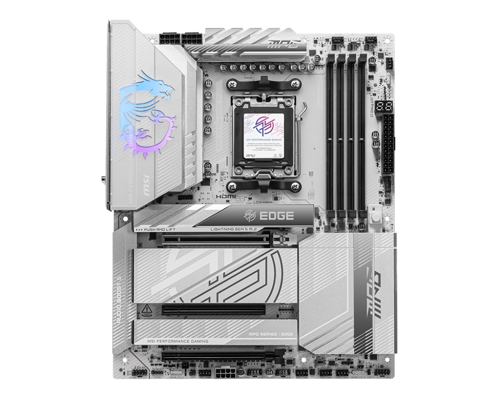 MSI MPG X870E EDGE TI WIFI Motherboard | AM5 | 5G LAN | USB4