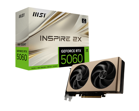 GeForce RTX 5060 8G INSPIRE 2X - Boutique en ligne officielle de MSI France
