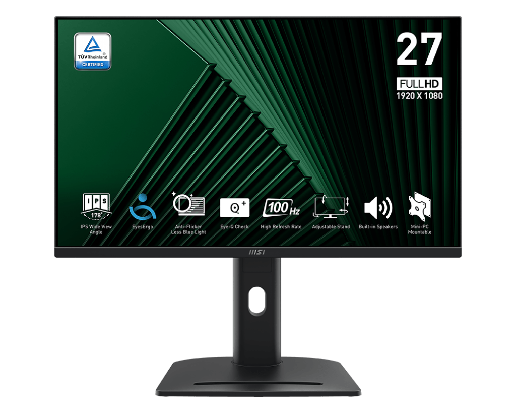 Écran PC bureautique | PRO MP275PG - Boutique en ligne officielle de MSI France