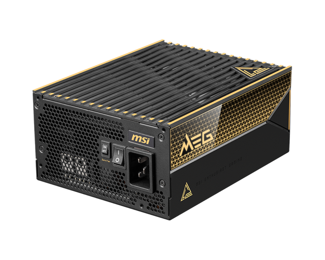 MSI MEG Ai1600T PCIE5 1600W Power Supply | 80 PLUS Titanium | ATX 3.1