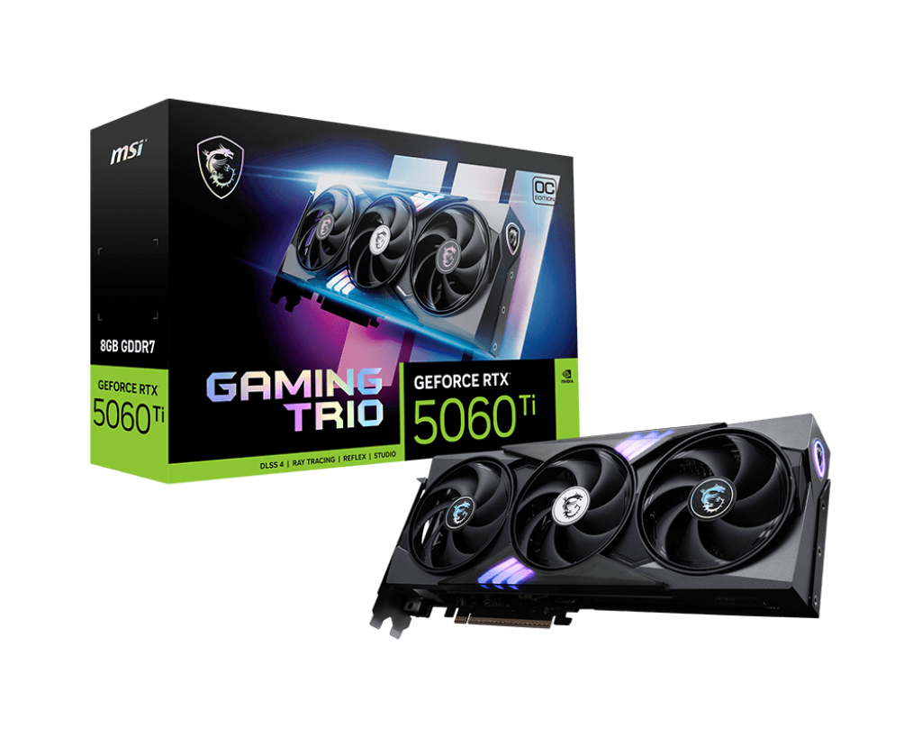 MSI GeForce RTX 5060 Ti 8G GAMING TRIO OC - Boutique en ligne officielle de MSI France