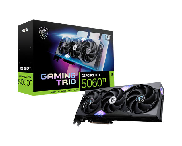 MSI GeForce RTX 5060 Ti 8G GAMING TRIO OC - Boutique en ligne officielle de MSI France