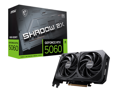 GeForce RTX 5060 8G SHADOW 2X OC - Boutique en ligne officielle de MSI France