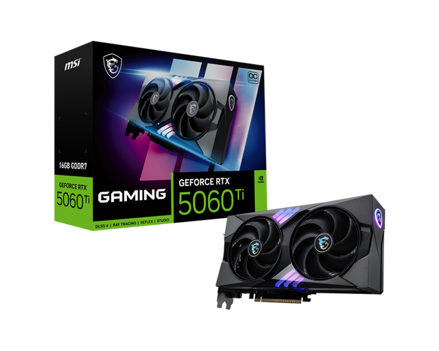 GeForce RTX 5060 Ti 16G GAMING OC - Boutique en ligne officielle de MSI France