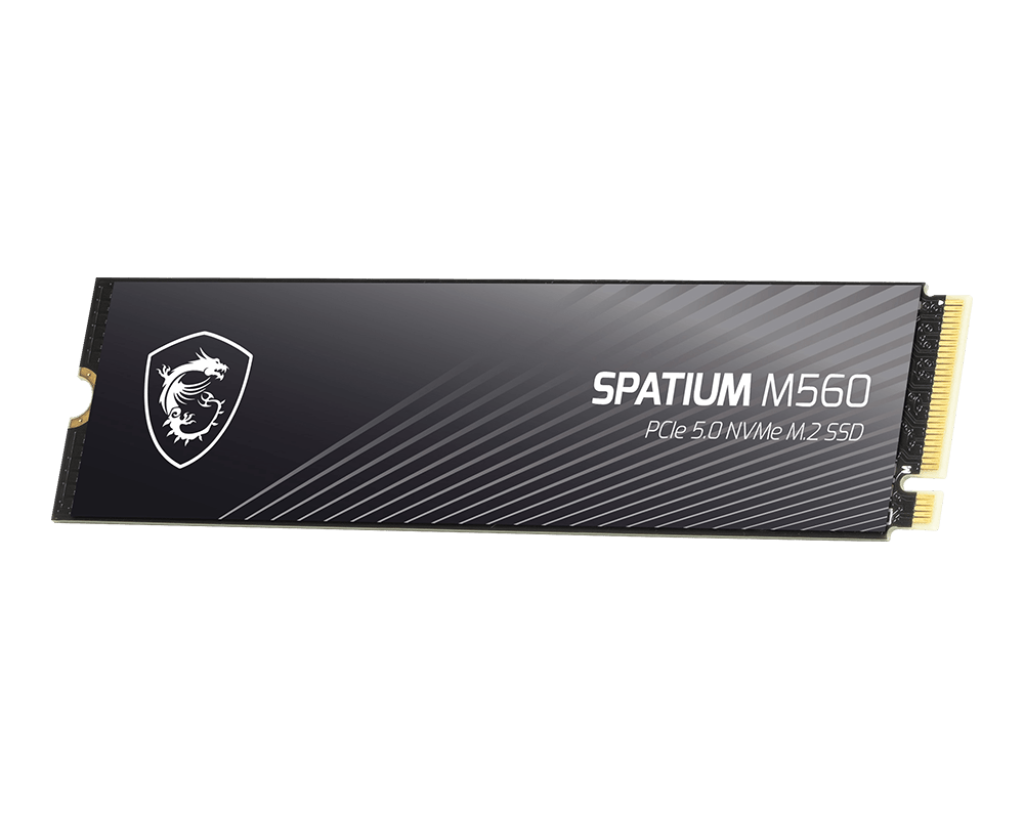 SPATIUM M560 PCIe 5.0 NVMe M.2 1TB - Boutique en ligne officielle de MSI France