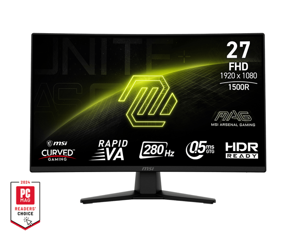 Écran Gamer | MSI MAG 274CXF 27" Curved FHD 280Hz 0.5ms - Boutique en ligne officielle de MSI France