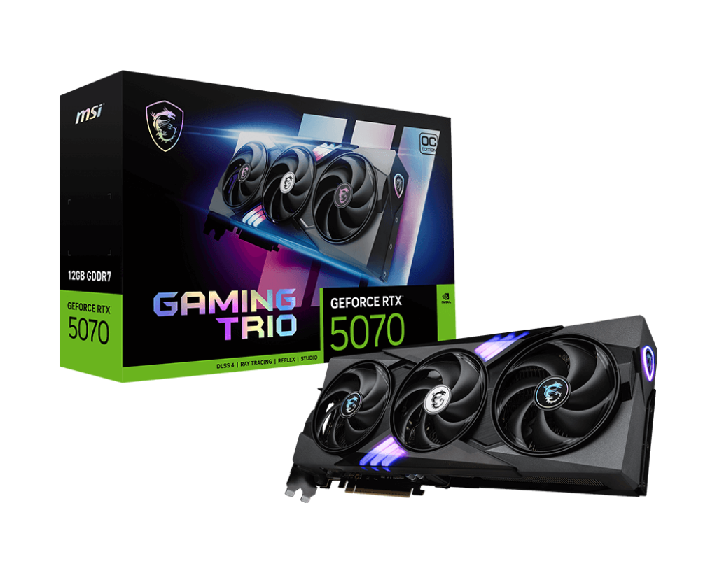GeForce RTX 5070 12G GAMING TRIO OC - Boutique en ligne officielle de MSI France