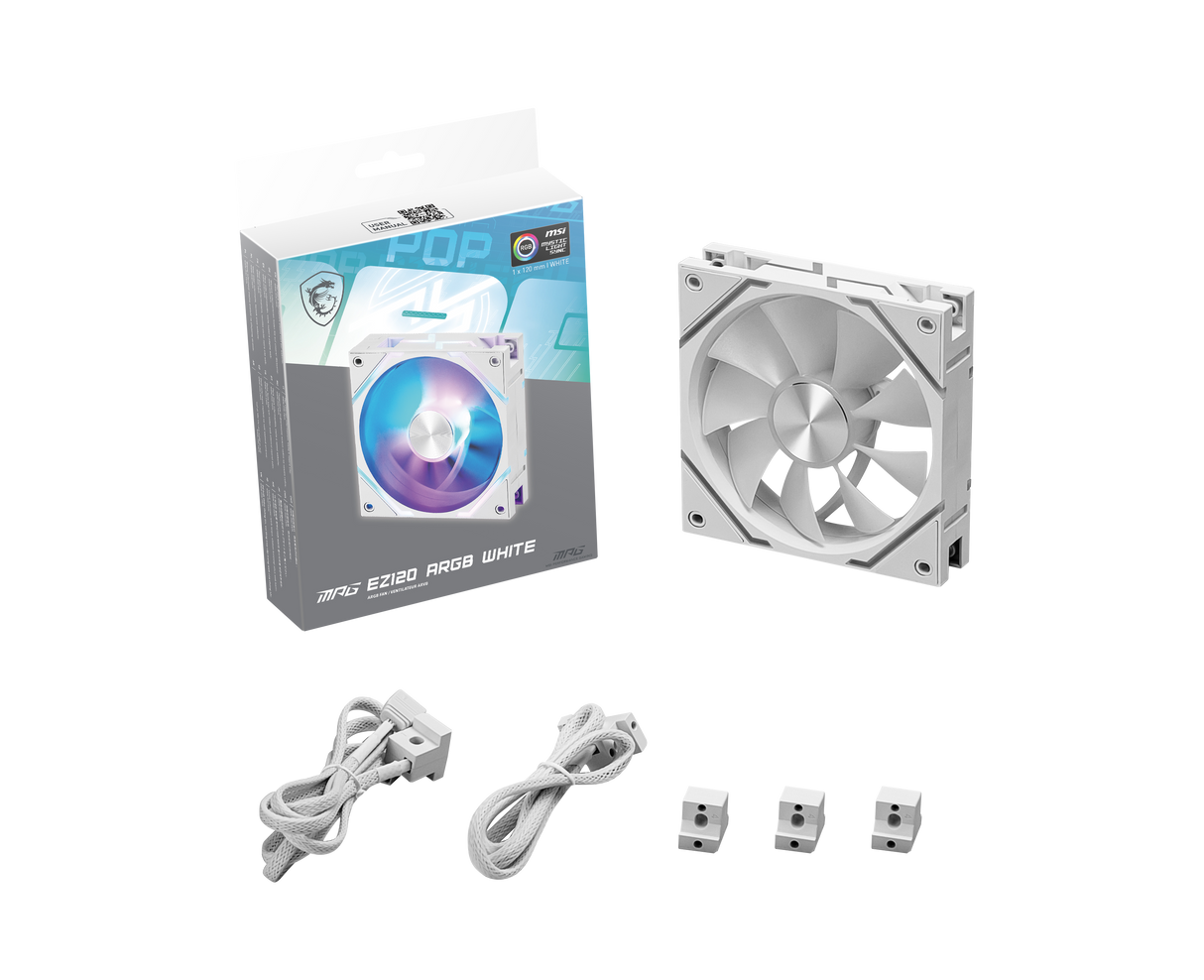 MPG EZ120 ARGB WHITE-1W - Boutique en ligne officielle de MSI France