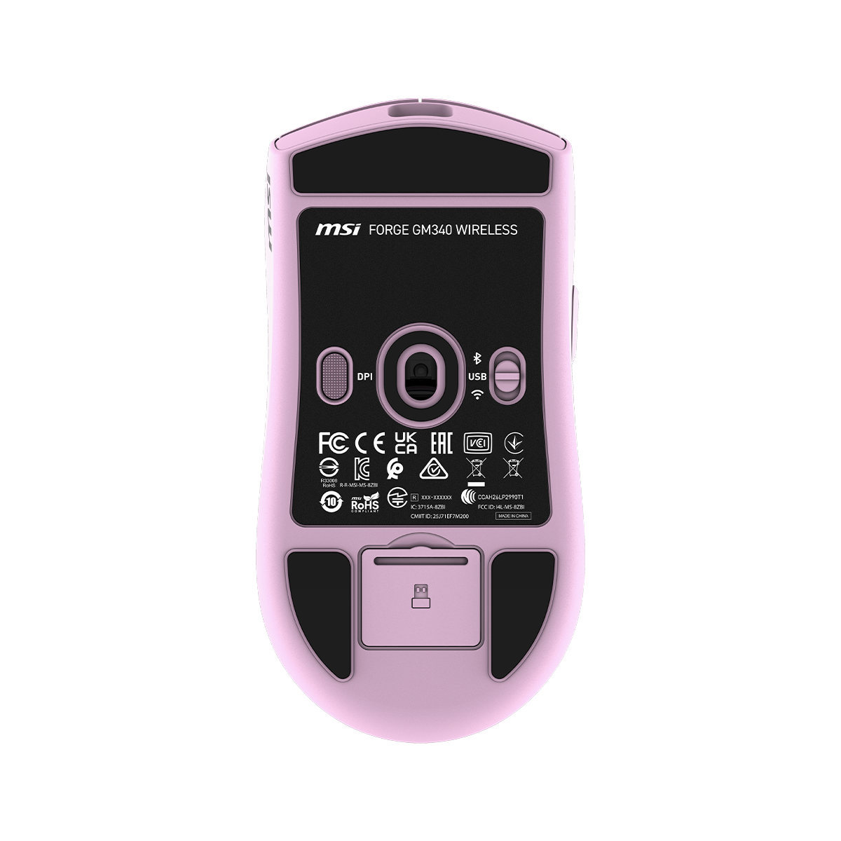 MSI FORGE GM340 WIRELESS VIOLET - Boutique en ligne officielle de MSI France